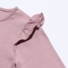 子供服 女の子 肩フリル付きバレエ＆白鳥＆音符刺繍Tシャツ ピンク(02) デザインポイント2