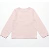 ベビー服 女の子 綿100％バレエモチーフTシャツ ピンク(02) 背面