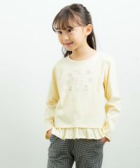 ベビー服 女の子 綿100％ドーナツスイーツプリントTシャツ