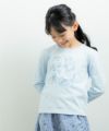 子供服 女の子 綿100％白鳥スワンプリントTシャツ