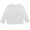 子供服 女の子 綿100％白鳥スワンプリントTシャツ オフホワイト(11) 背面