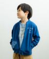 ベビー服 男の子 乗り物プリントミニ裏毛ジャケット ネイビー(06) モデル画像4