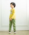 ベビー服 男の子 綿100％乗り物シリーズ電車プリントTシャツ イエロー(04) モデル画像4