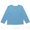 ベビー服 男の子 綿100％乗り物シリーズ電車プリントTシャツ ブルー(61) 背面