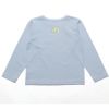 ベビー服 男の子 ショベルカー刺繍＆プリントTシャツ ブルー(61) 背面