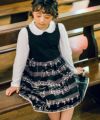 子供服 女の子 日本製音符ワンピース ブラック(00) 