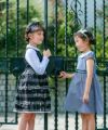 子供服 女の子 日本製音符ワンピース ブラック(00) 