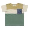 ベビー服 男の子 ベビーサイズ綿100％飛行機プリントTシャツ イエロー(04) 正面