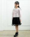 子供服 女の子 チュールスカート ブラック(00) モデル画像4