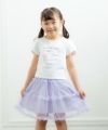 子供服 女の子 綿100％ちょうちょプリントTシャツ オフホワイト(11) モデル画像4