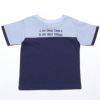 子供服 男の子 綿100％イカリワッペン付きTシャツ ネイビー(06) 背面