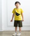 ベビー服 男の子 ポシェット風モチーフTシャツ イエロー(04) モデル画像2