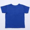 子供服 男の子 綿100％車刺繍モチーフTシャツ ブルー(61) 背面