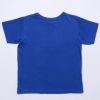 子供服 男の子 綿100％車刺繍モチーフTシャツ ブルー(61) 背面