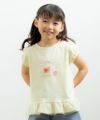 ベビー服 女の子 うさぎ＆音符プリントTシャツ