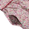 ベビー服 女の子 日本製綿100％花柄ワンピース ピンク(02) デザインポイント1