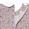 ベビー服 女の子 日本製綿100％花柄ワンピース パープル(91) デザインポイント2