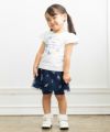 ベビー服 女の子 楽器＆音符6分丈スカッツ ネイビー(06) モデル画像4