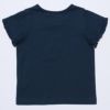 ベビー服 女の子 綿100％さくらんぼモチーフTシャツ ネイビー(06) 背面