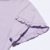 ベビー服 女の子 綿100％さくらんぼモチーフTシャツ パープル(91) デザインポイント2