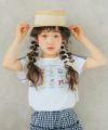 ベビー服 女の子 音符＆チェリー＆リボンプリントTシャツ オフホワイト(11) モデル画像