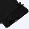 子供服 女の子 ドレス＆ロゴラメプリントTシャツ ブラック(00) デザインポイント2