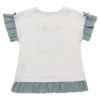子供服 女の子 ドレス＆ロゴラメプリントTシャツ オフホワイト(11) 背面