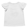 子供服 女の子 綿100％貝殻＆音符ガラス瓶プリントTシャツ オフホワイト(11) 背面
