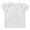 ベビー服 女の子 綿100％小物プリントＴシャツ オフホワイト(11) 背面
