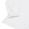 ベビー服 女の子 綿100％レースフリルブラウス ホワイト(01) デザインポイント2