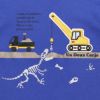 ベビー服 男の子 恐竜プリント＆乗り物ワッペンTシャツ ブルー(61) デザインポイント1