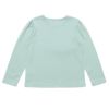 子供服 女の子 お花リボンドレスロゴ刺繍バレエシューズTシャツ グリーン(08) 背面