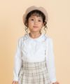 子供服 女の子 お受験　面接　綿100％ 衿 シフォン フリル