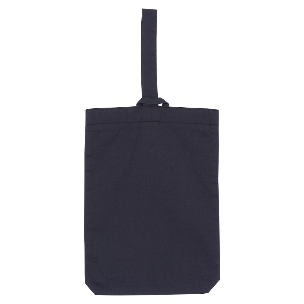 子供服 女の子 リボン シューズバッグ ネイビー(06) 背面