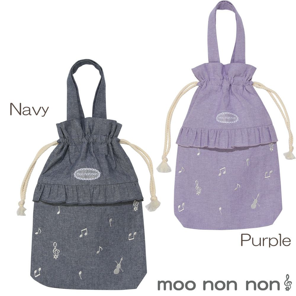 NONNON 刺繍コットントートバッグ