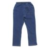 ベビー服 男の子 男女兼用ウォッシュ加工デニムニットフルレングスパンツ ブルー(61) 背面