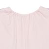 ベビー服 女の子 綿100％ オリジナル 花柄 プリント リボン 重ね着風 Aライン Tシャツ ピンク(02) デザインポイント2