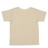ベビー服 男の子 乗り物 プリント ＆ ワッペン ロゴ 綿100％ Tシャツ ベージュ(51) 背面