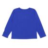 ベビー服 男の子 綿100％ 電車 乗り物 ロゴ プリント カットソー Tシャツ ブルー(61) 背面