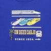 ベビー服 男の子 綿100％ 電車 乗り物 ロゴ プリント カットソー Tシャツ ブルー(61) デザインポイント1