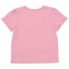 ベビー服 女の子 綿100％ ユニコーンプリント リボン Tシャツ ショッキングピンク(21) 背面