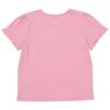 ベビー服 女の子 綿100％ ユニコーンプリント リボン Tシャツ ショッキングピンク(21) 背面