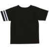 子供服 男の子 綿100％ ロゴ 刺繍 ポケット ワッペンつき Tシャツ ブラック(00) 背面
