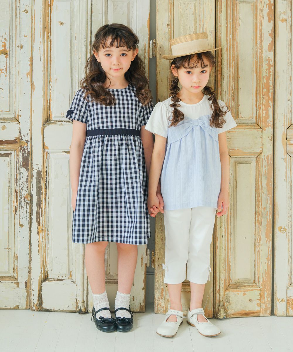 シャーリーテンプル 阪急限定ギンガムチェックサンドレス シャーリー