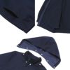 子供服 男の子 ストレッチ ツイル ジップアップ パーカー ジャケット ネイビー(06) デザインポイント2