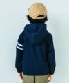 子供服 男の子 ストレッチ ツイル ジップアップ パーカー ジャケット ネイビー(06) モデル画像4