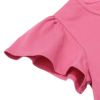 子供服 女の子 綿100％ マリン ラメ ロゴ プリント Tシャツ ピンク(02) デザインポイント2