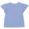 子供服 女の子 綿100％ マリン ラメ ロゴ プリント Tシャツ ブルー(61) 背面