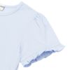 子供服 女の子 綿100％ 女の子モチーフ マリンテイスト フリル袖 Tシャツ ブルー(61) デザインポイント2
