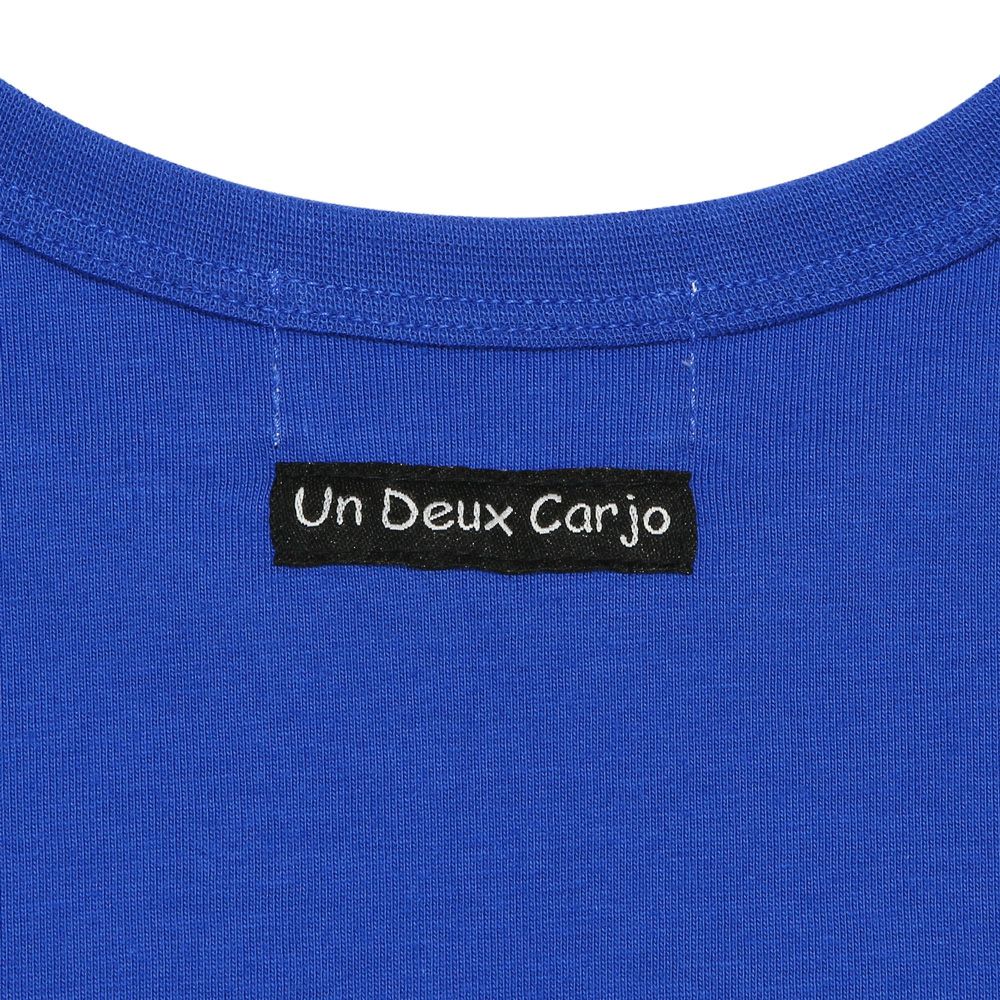 ベビー服 男の子 綿100％ 手描き イラスト プリント 働く 車 半袖 Tシャツ ブルー(61) デザインポイント2